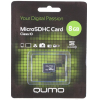 Карта памяти QUMO microSDHC (Сlass 10) 8GB (QM8GMICSDHC10NA)