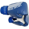 Боксерские перчатки Real sport Leader 6 унций синий