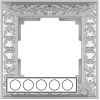 Рамка для выключателя и розетки Werkel Antik 5 постов WL07-Frame-05 жемчужный [a031786]