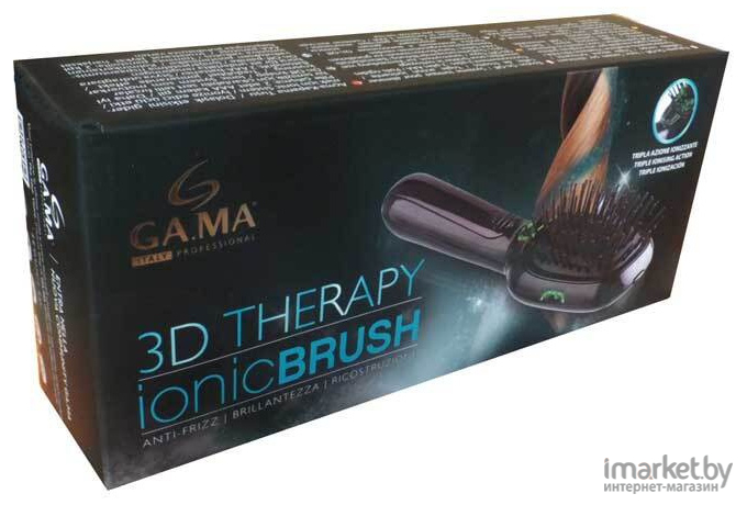 Расческа с ионизацией волос GA.MA Shine Care 3D Therapy [MP59.3D]