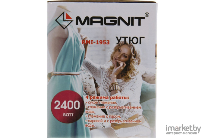 Утюг Magnit RMI-1953 белый/голубой
