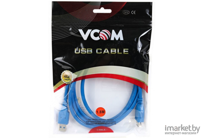 Кабель Vcom USB3 AM-AF 1.8 m [VUS7065-1.8M]