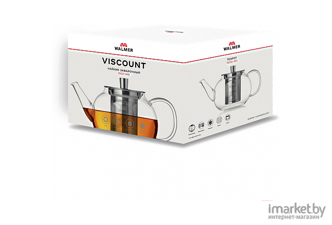 Заварочный чайник Walmer Viscount 1.0 л [W23008110]