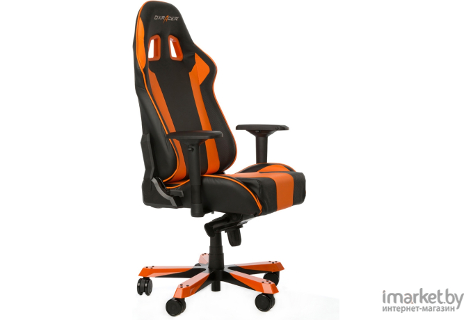 Геймерское кресло DXRacer King черный/оранжевый [OH/KS06/NO]