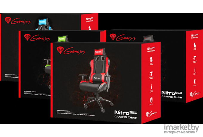 Офисное кресло Genesis NITRO 550 Black [NFG-0893]
