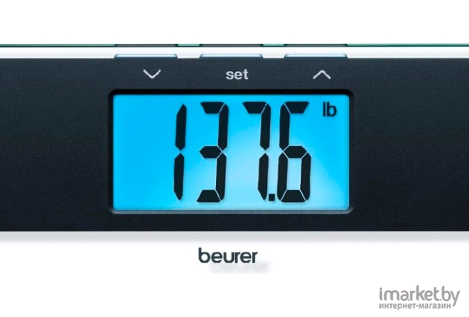 Напольные весы Beurer BF 220 серебристый/прозрачный