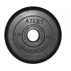 Диск для штанги MB Barbell ATLET d-31 1.25 кг черный