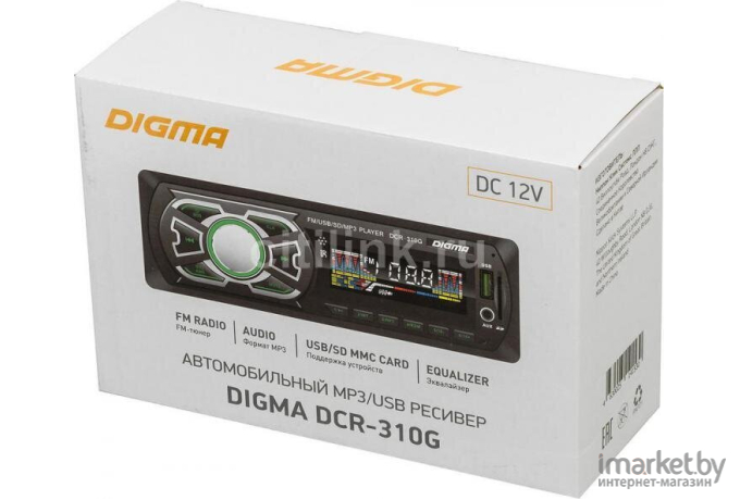 Автомагнитола Digma DCR-310G
