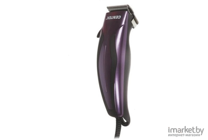Машинка для стрижки волос CENTEK CT-2128 черный/фиолетовый