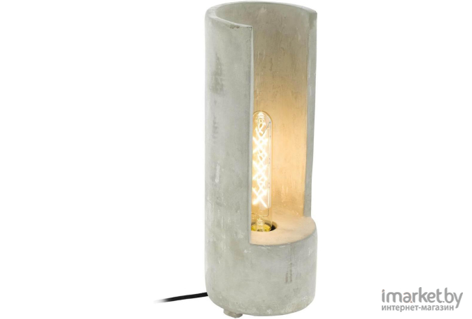  EGLO Настольная лампа LYNTON, 1x60W (E27), Ø140, H370, бетон, серый [49112]