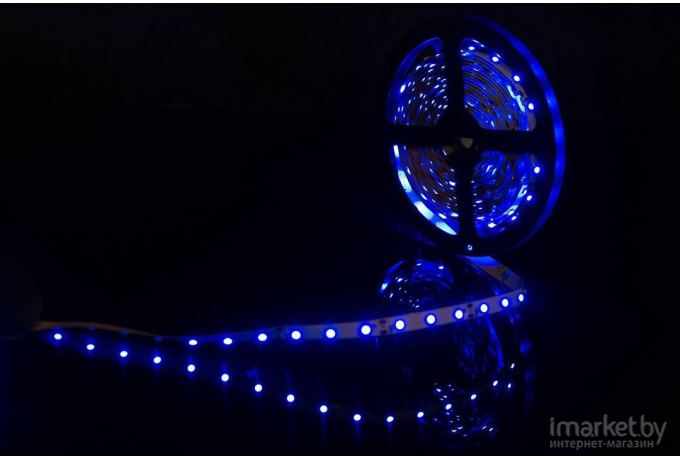  SWG Лента светодиодная стандарт 3528, 60 LED/м, 4,8 Вт/м, 12В , IP20, Цвет: Синий [SWG360-12-4.8-B]