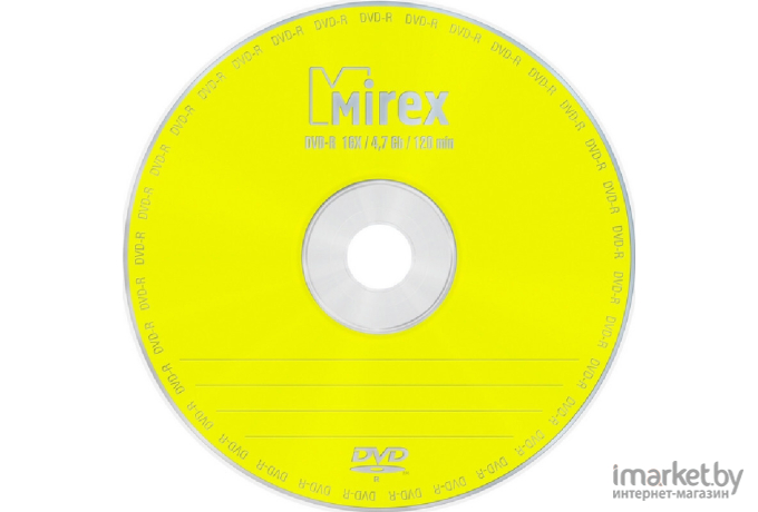 Оптический диск Mirex DVD-R 4.7 Gb 16x Бум.конверт 1 [205111]