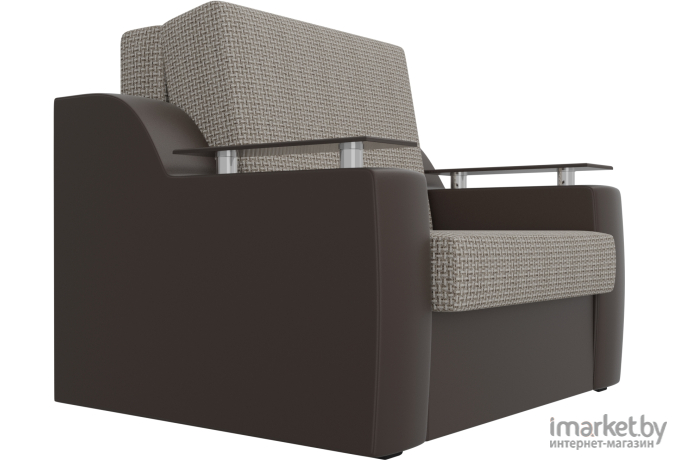 Кресло-кровать Mebelico Сенатор 100700 80 корфу 02/экокожа коричневый