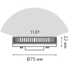 Светодиодная лампа Gauss LED Elementary GX53 6W 440lm 2700K 1/10/100 [83816]