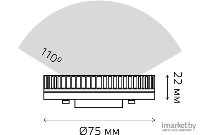 Светодиодная лампа Gauss LED Elementary GX53 15W 1080lm 4100K 1/10/100 [83825]