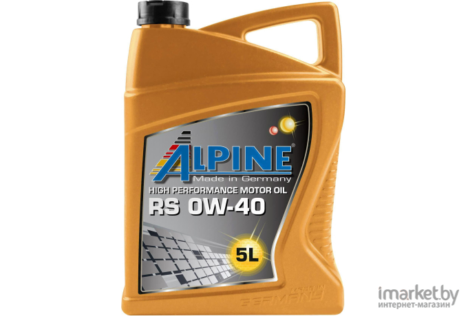 Моторное масло Alpine RS 0W40 5л [0100222]