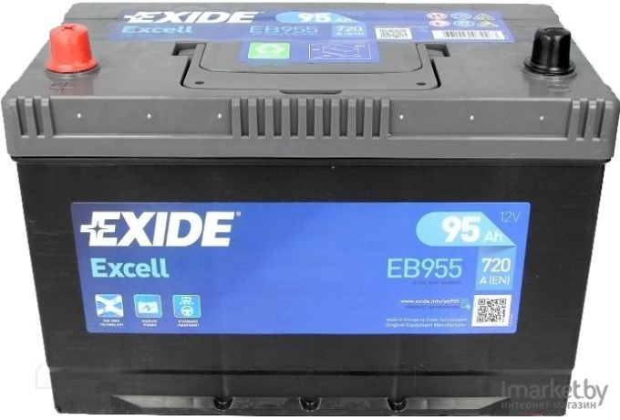 Аккумулятор Exide Excell EB955 95 А/ч