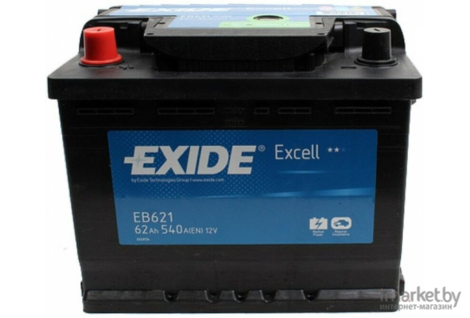 Аккумулятор Exide Excell EB621 62 А/ч