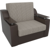 Кресло Mebelico Сенатор кресло-кровать 100700 60, корфу 02/экокожа коричневый