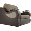 Кресло-кровать Лига Диванов Меркурий 80 рогожка корфу 02/экокожа коричневый (106316)