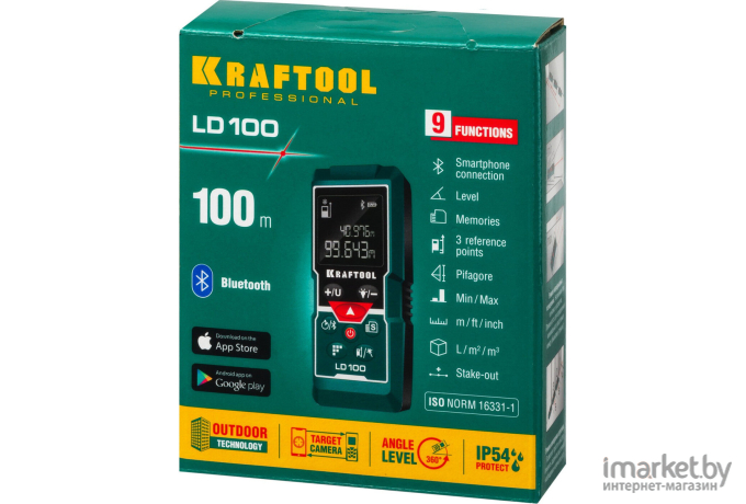 Лазерный дальномер Kraftool LD-100 [34765]