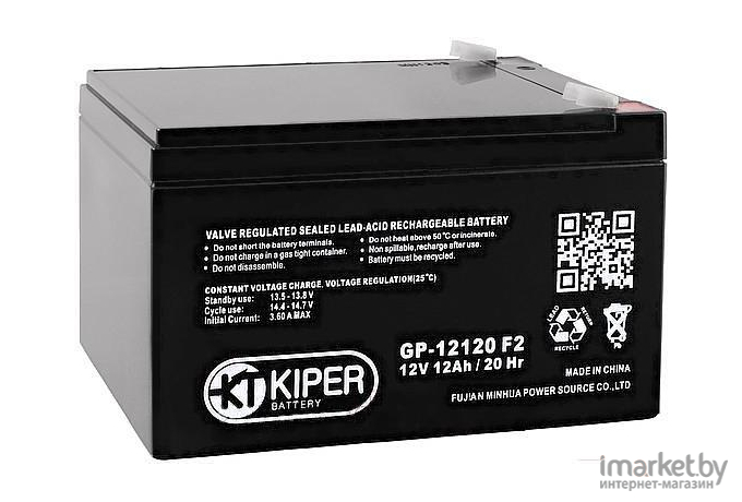 Аккумулятор для ИБП Kiper GPL-12120 F2 12V/12Ah