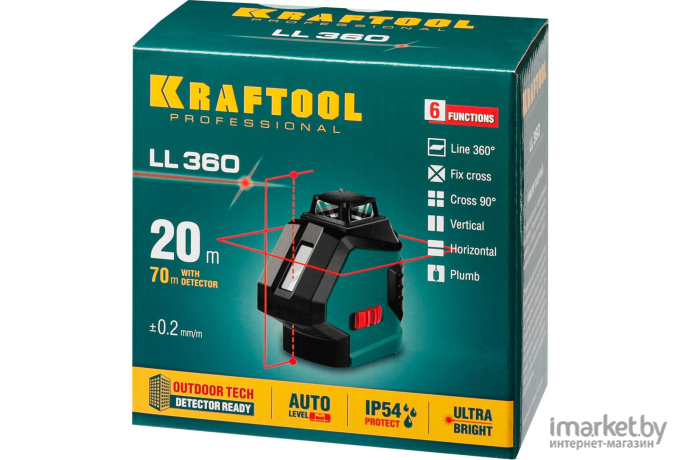 Лазерный нивелир Kraftool LL360 [34645]