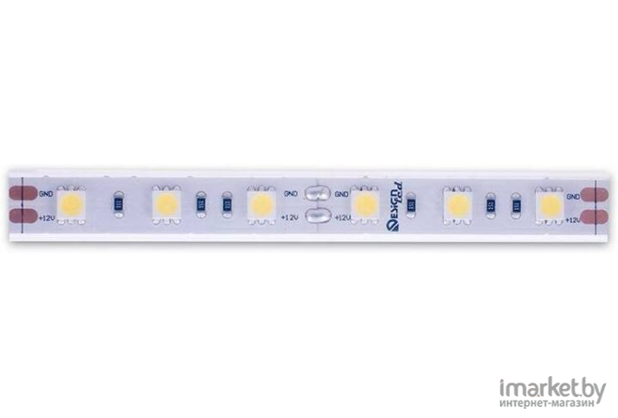 Светодиодная лента DesignLed Лента светодиодная LUX, 5050, 60 LED/м, 14,4 Вт/м, 12В, IP65, Нейтральный белый (4000K) [DSG560-12-NW-65]