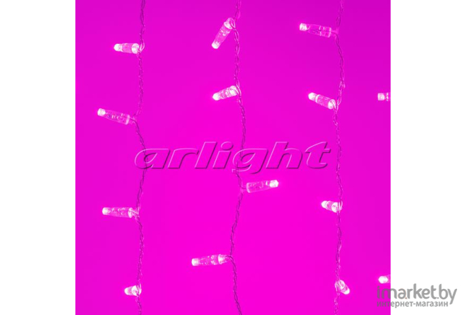 Светодиодная гирлянда ARdecoled ARD-CURTAIN-CLASSIC-2000x3000-CLEAR-760LED Pink [024862]