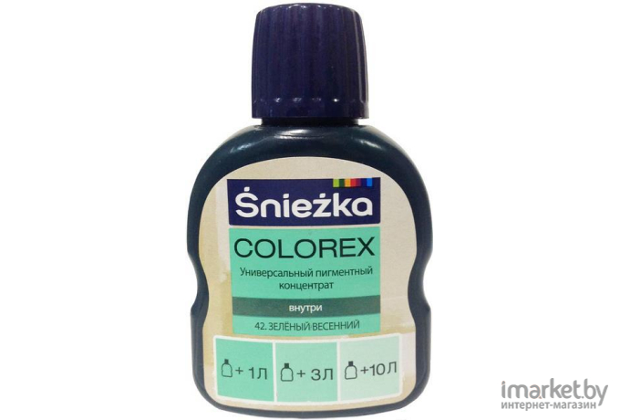 Колеровочный пигмент Sniezka Colorex 42 100мл весенне-зеленый