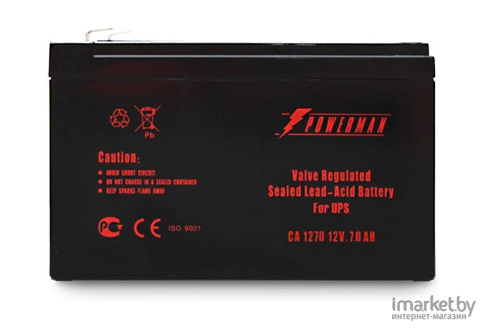 Аккумулятор для ИБП Powerman CA1270 12V/7AH