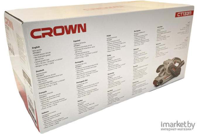 Ленточная шлифмашина Crown Professional [CT13311]