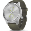 Умные часы Garmin Vivomove Style серебристый/зеленый [010-02240-21]