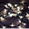 Новогодняя гирлянда Neon-night LED Galaxy Bulb String 10 м белый провод черный [331-325]
