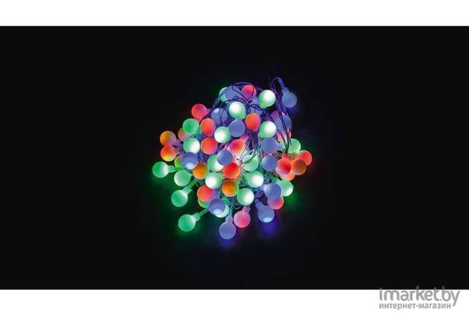 Светодиодная гирлянда Feron CL65 шарики 100 LED 10м +1.5м мульти [32353]