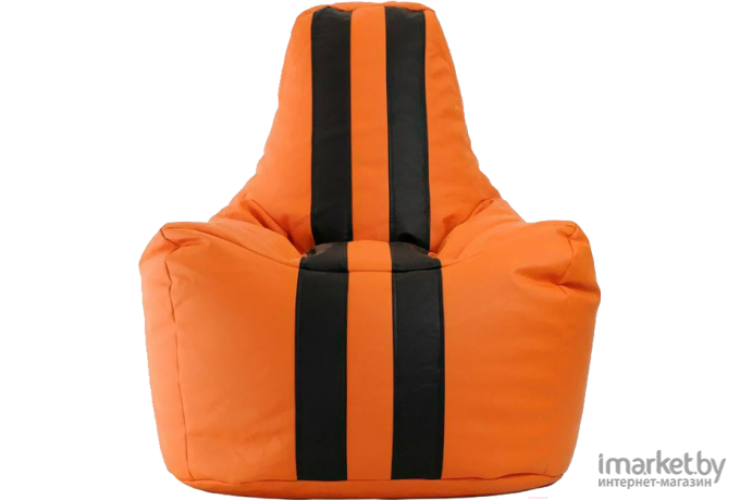 Кресло-мешок Flagman Спортинг С2.1-02 оранжевый/черный