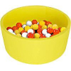 Игровой сухой бассейн Kampfer Pretty Bubble 100 шаров желтый
