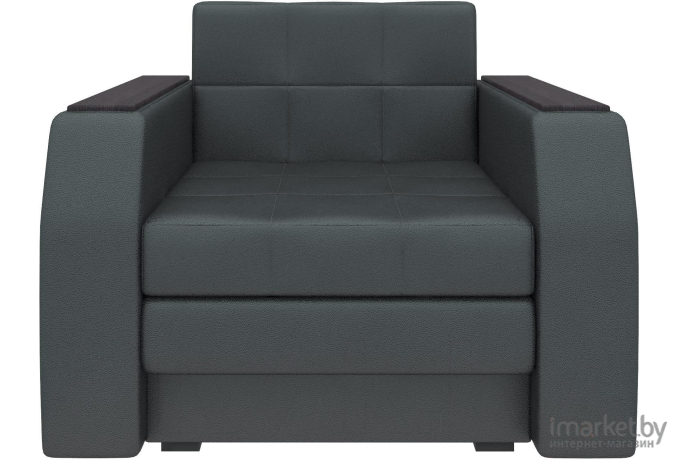 Кресло-кровать Mebelico Атланта 13 58739 экокожа черный
