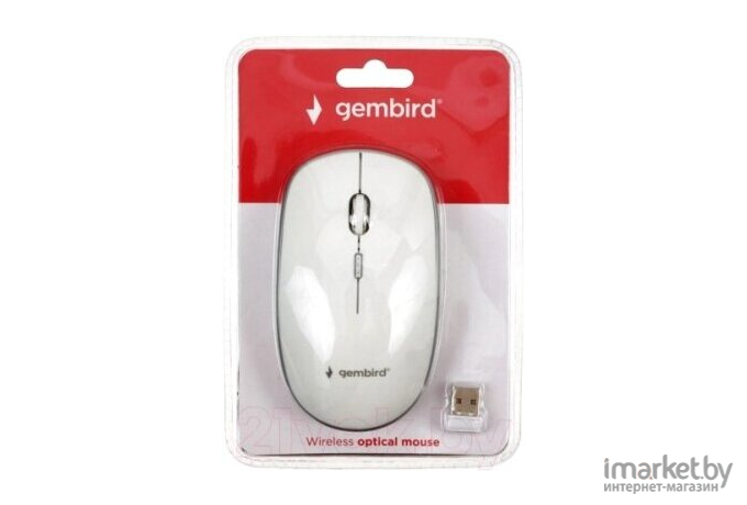 Мышь Gembird MUSW4B01W [White]