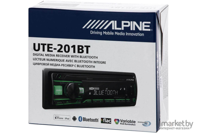 Автомагнитола Alpine UTE-201BT