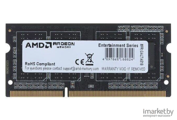 Оперативная память AMD 2GB Radeon DDR3 1600 SO DIMM R5 [R532G1601S1S-U]