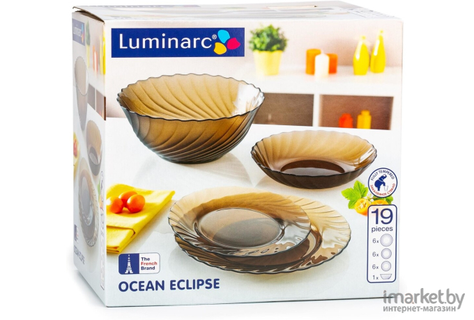 Столовая посуда, сервировка Luminarc Океан Эклипс 19 пр