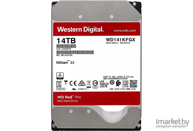 Жесткий диск WD 14TB 6GB/S