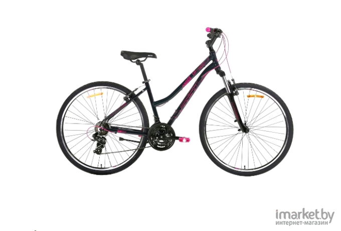 Велосипед AIST Cross 1.0 W 28 рама 17 дюймов 2020 черный