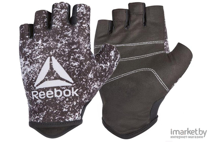 Перчатки для фитнеса Reebok L белый/черный