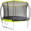 Батут Fitness Trampoline inside Green 12 ft-366 см Extreme 4 с защитной сеткой и лестницей