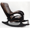 Кресло-качалка Бастион 2 с подножкой Dark brown