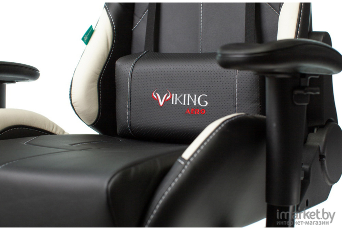 Геймерское кресло Zombie Viking 5 Aero черный/белый [VIKING 5 AERO WHITE]