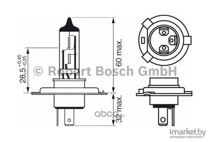 Автомобильная лампа Bosch 1987302045