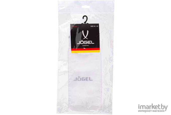 Гетры футбольные Jogel JA-006 Essential 35-37 белый/серый